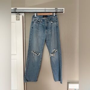 Abercrombie Distressed Rigid Baggy Jeans